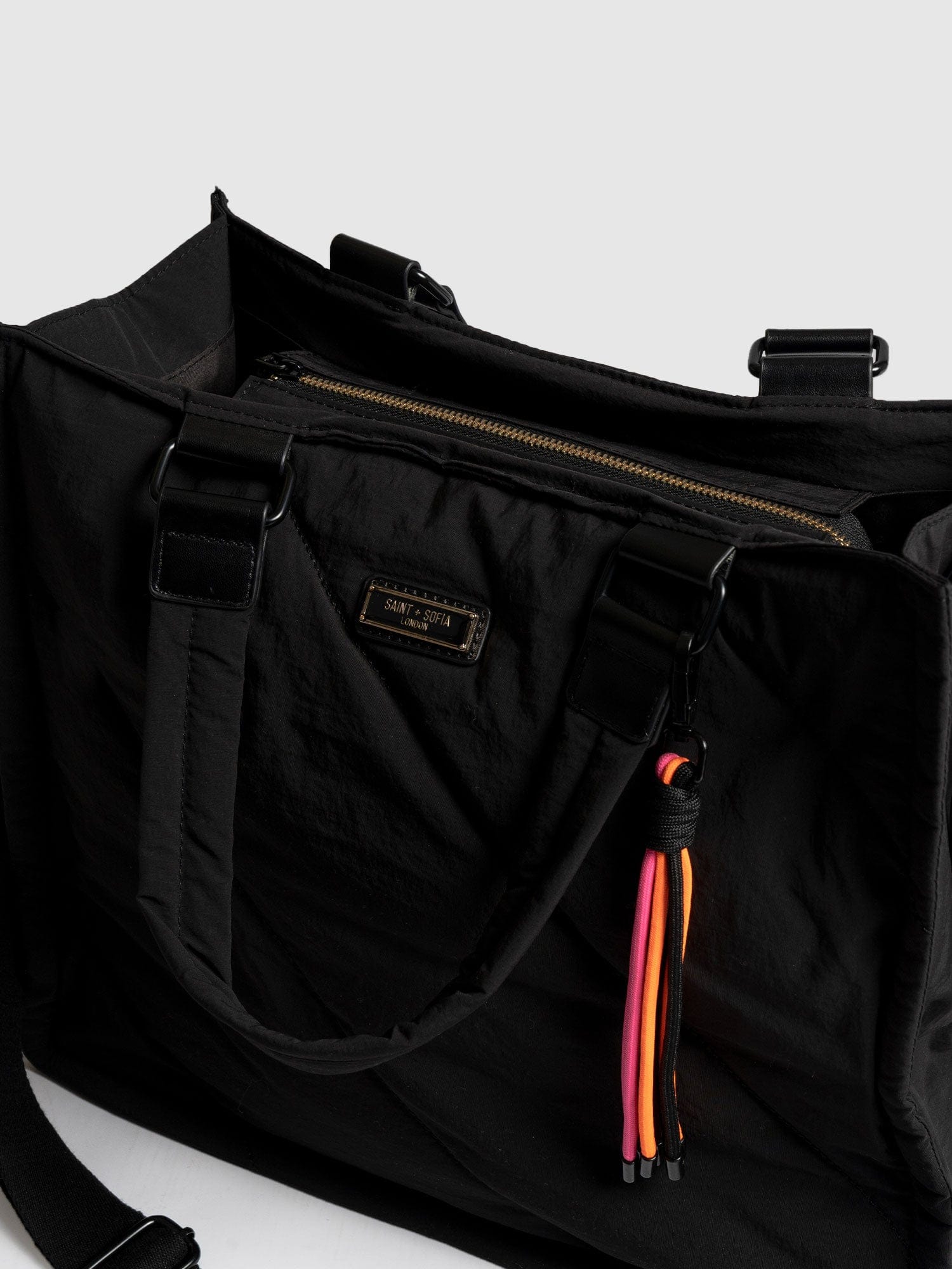 Large Penny Tote Bag Black - Women's Bags | Saint + Sofia® EU